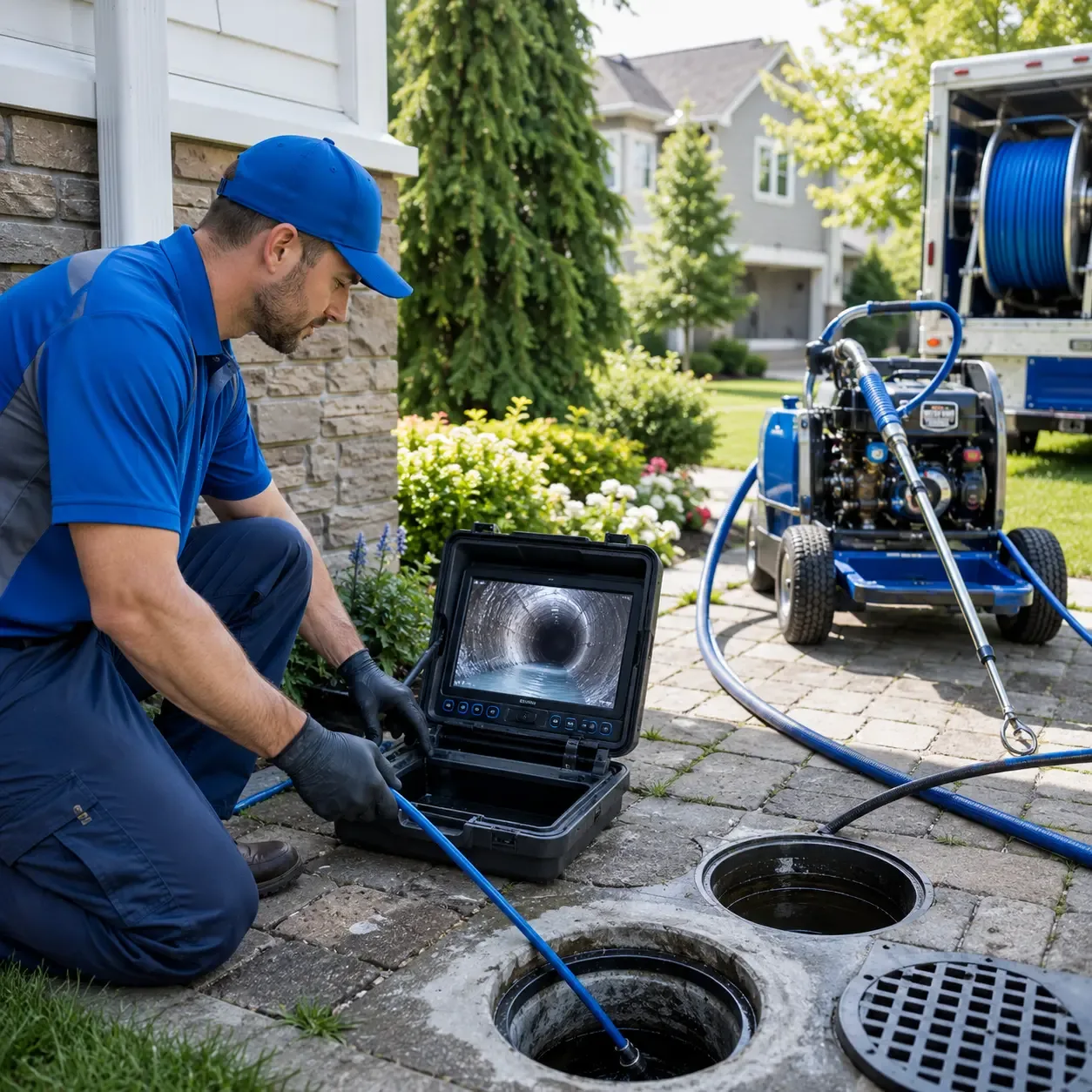 Outdoor drain cleaning professionals serving Canon, GA